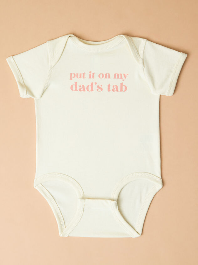 Put it on Dads Tab Bodysuit - TULLABEE