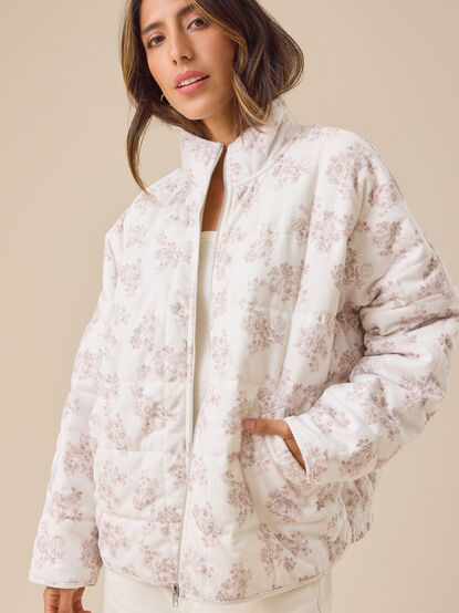 Elly Corduroy Toile Jacket - TULLABEE