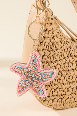 Beaded Starfish Bag Charm - Altar'd State - 