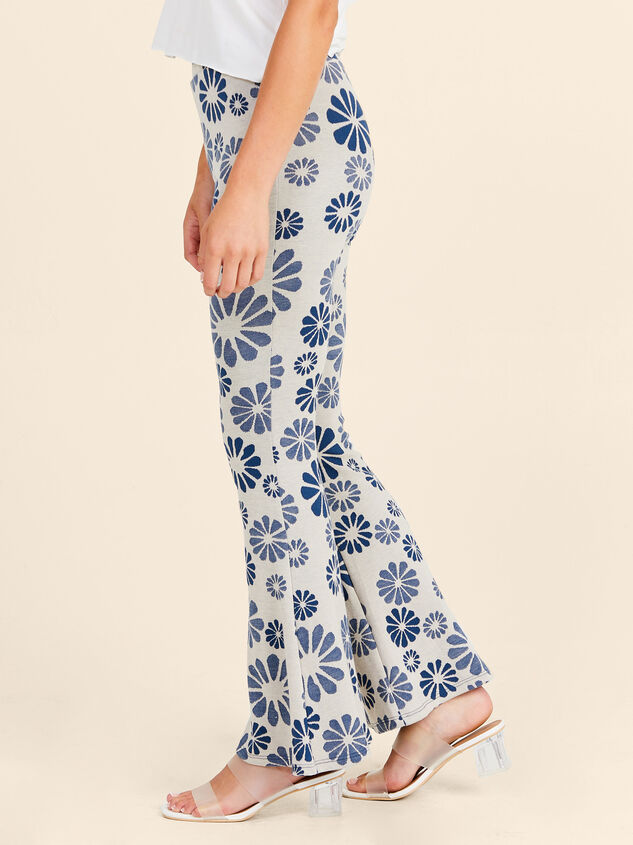 Just Groovy Floral Flare Pants - Mama Detail 3 - TULLABEE