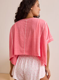 No Days Off Boxy Tee Detail 4 - TULLABEE