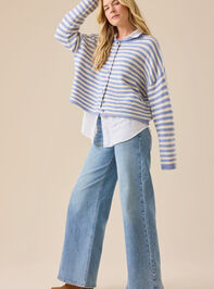 Hollen Striped Sweater Detail 5 - TULLABEE