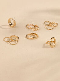 12 Piece Statement Ring Set Detail 2 - TULLABEE
