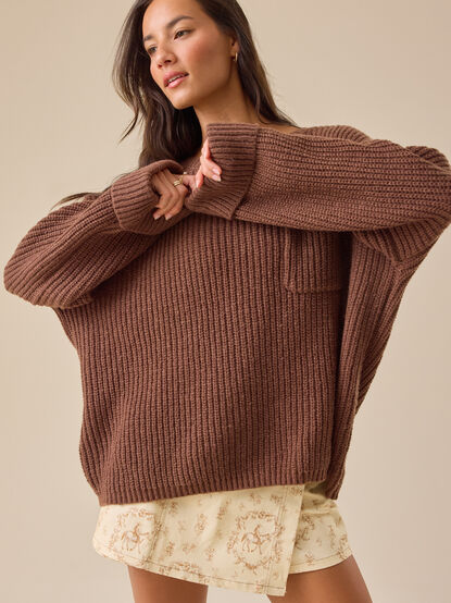 Mavis Pocket Sweater - TULLABEE