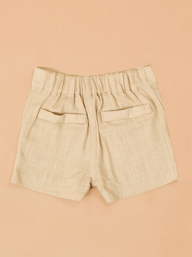 Rowan Linen Shorts Detail 3 - TULLABEE