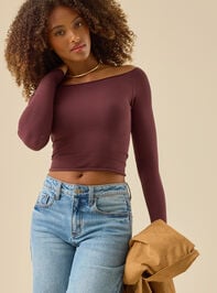 Meadow Seamless Long Sleeve Top Detail 2 - TULLABEE