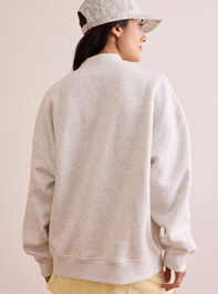 Lucky Mockneck Pullover Detail 4 - TULLABEE