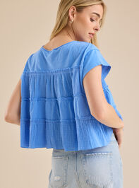 Rebecca Tiered Babydoll Top Detail 4 - TULLABEE