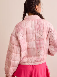 Iced Blossom Patchwork Jacket Detail 5 - TULLABEE