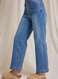 Brett Wide Leg Jeans Detail 5 - TULLABEE