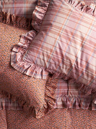 Maeve Ruffle Cotton Single Sham Detail 2 - TULLABEE