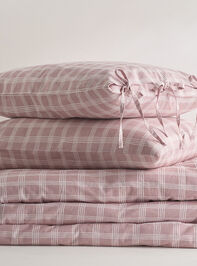 Muscat Cotton Duvet Cover Detail 4 - TULLABEE