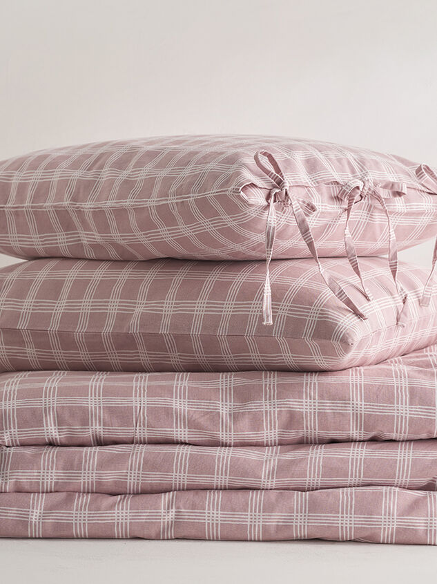 Muscat Cotton Duvet Cover Detail 4 - TULLABEE