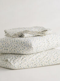 Petunia Cotton Sheet Set Detail 4 - TULLABEE