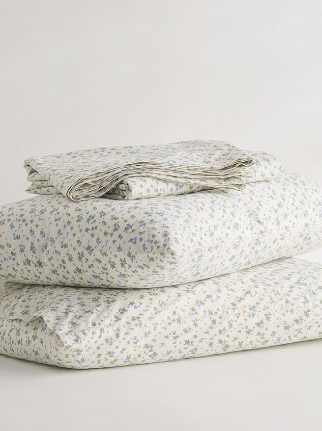 Petunia Cotton Sheet Set Detail 4 - TULLABEE