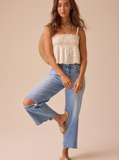 Eli Wide-Leg Jeans - TULLABEE