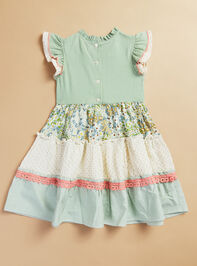 Fay Tiered Toddler Dress Detail 3 - TULLABEE