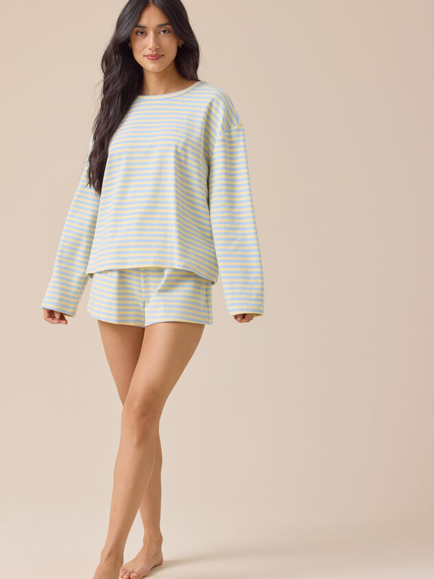 Briley Stripe Crewneck Detail 2 - TULLABEE