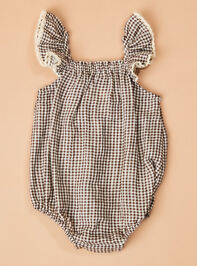 Kyler Gingham Ruffle Bubble - TULLABEE