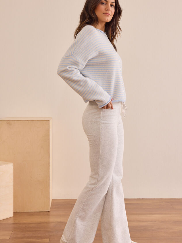 Reformer Striped Cardigan Detail 3 - TULLABEE