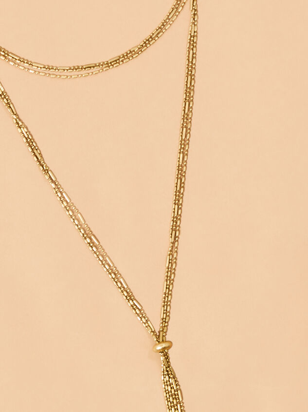 Elise Layered Necklace Detail 2 - TULLABEE