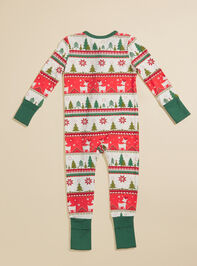 Festive Fair Isle Sleeper Detail 3 - TULLABEE