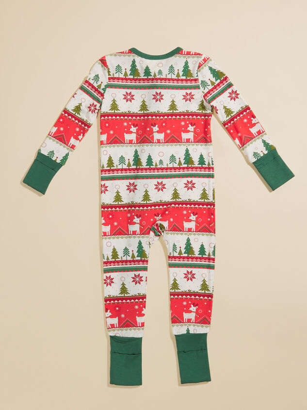Festive Fair Isle Sleeper Detail 3 - TULLABEE