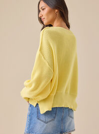 Sophia Crew Sweater Detail 4 - TULLABEE