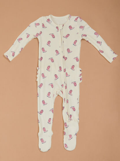 Boot Scootin' Ruffle Footie - TULLABEE
