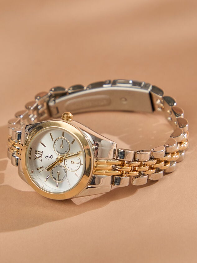 Mixed Metal Link Watch - TULLABEE