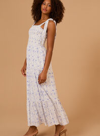 Darcy Floral Maxi Dress Detail 3 - TULLABEE