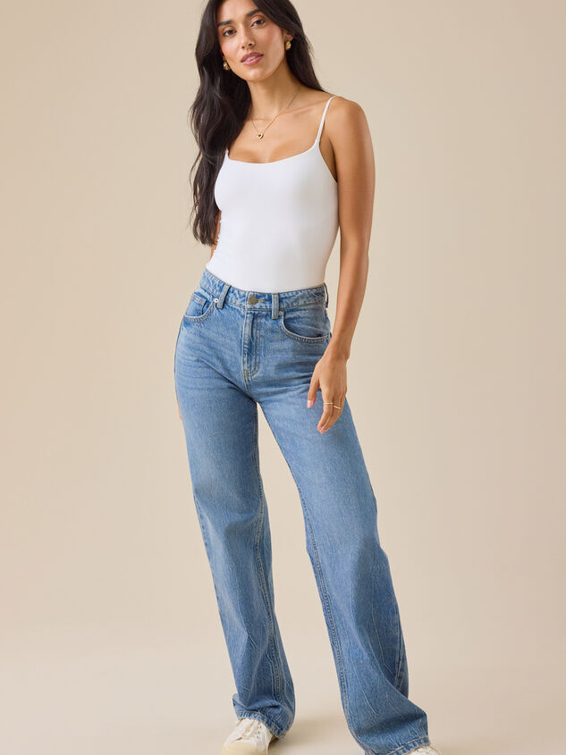 Everyday Seamless Solid Bodysuit Detail 4 - TULLABEE
