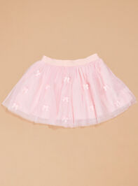 Satin Bow Tutu Skirt Detail 2 - TULLABEE