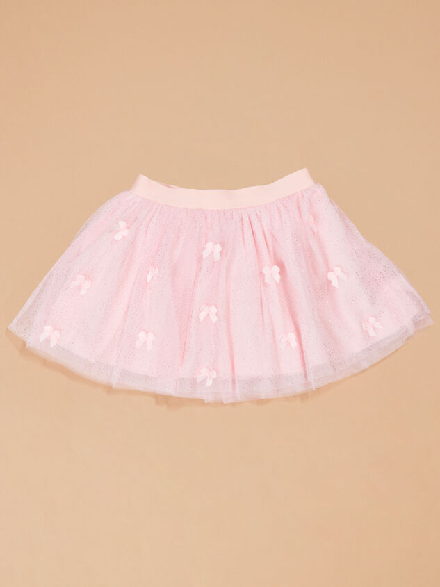 Satin Bow Tutu Skirt Detail 2 - TULLABEE