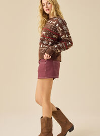 Winnies and Martinis Holiday Sweater Detail 4 - TULLABEE