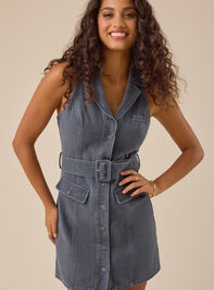 Alyvia Denim Mini Dress - TULLABEE