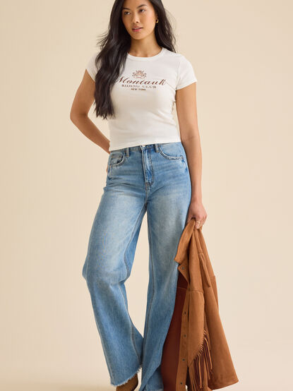 Montauk Riding Club Baby Tee - TULLABEE