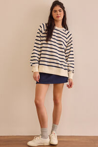 Warm-up Stripe Pullover Detail 3 - Altar'd State