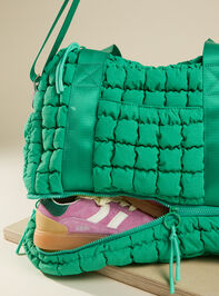 Carry On Quilted Tote Detail 2 - TULLABEE