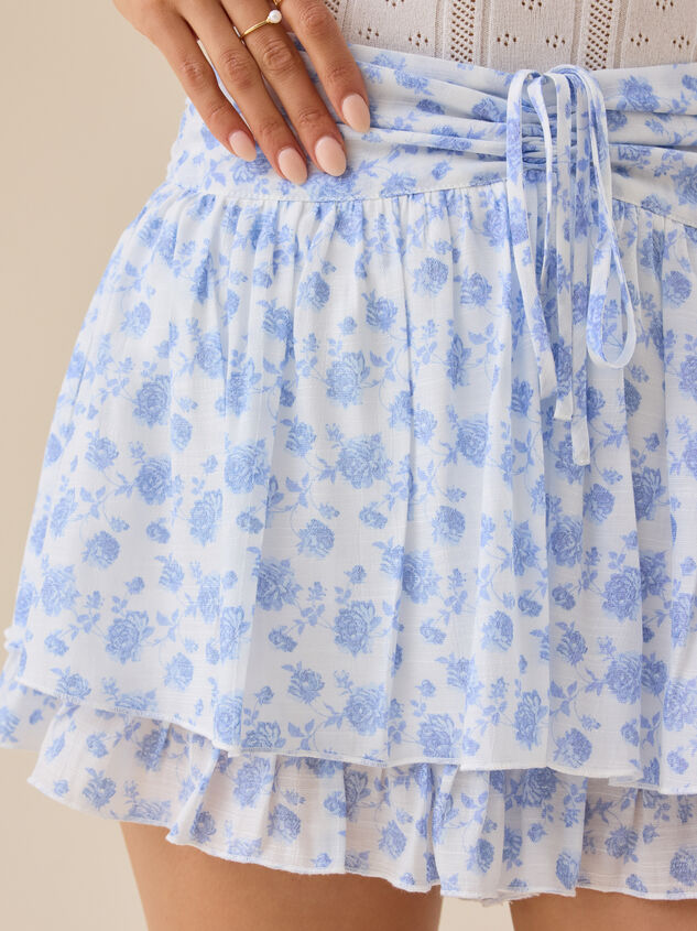 Hopey Floral Short Detail 3 - TULLABEE