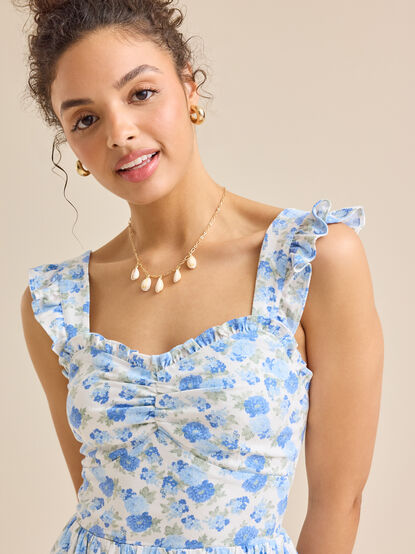 Cary Floral Mini Dress - TULLABEE