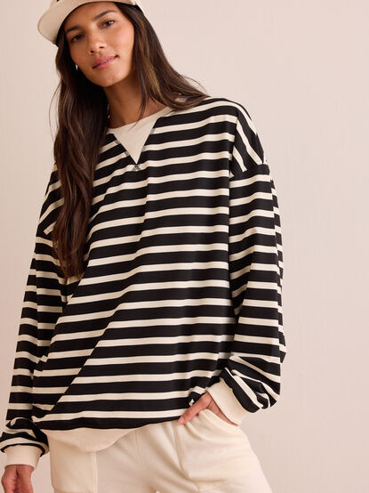 Swift Stripe Long Sleeve Top - TULLABEE
