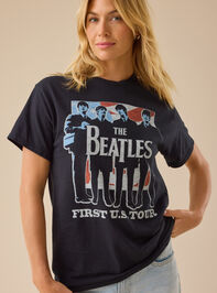 The Beatles Tour Graphic Tee Detail 4 - TULLABEE