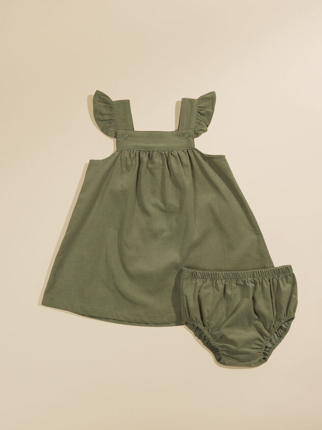 Joellen Corduroy Dress and Bloomer Set Detail 2 - TULLABEE