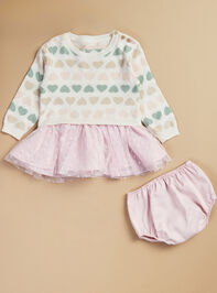 Bridget Heart Sweater and Bloomer Set - TULLABEE