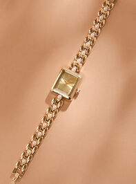 Pearl Rectangle Watch Detail 2 - TULLABEE