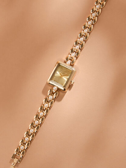 Pearl Rectangle Watch - TULLABEE