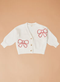 Bailey Bow Stitch Cardigan Detail 2 - TULLABEE