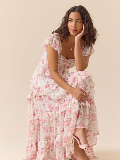 Korah Floral Maxi Dress - TULLABEE
