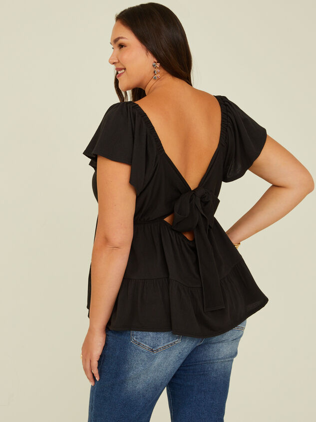 Polly Tiered Babydoll Top Detail 4 - TULLABEE